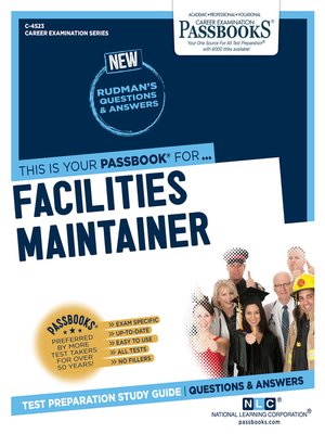 cover image of Facility Maintainer
